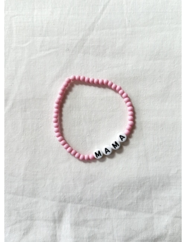 Mama armbandje roze