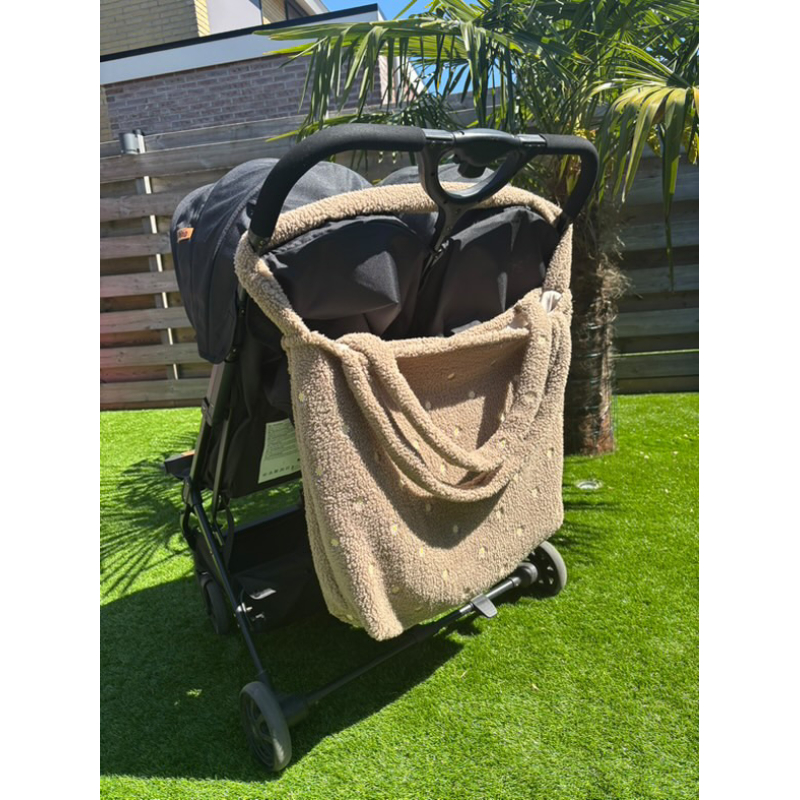 Mombag dubbele wagen - madelief
