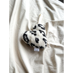 Speendoekje - leopard wit