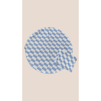 Swim Bag - blauw groot