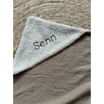 Omslag doek teddy - met naam