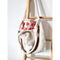 Mombag teddy - hearts