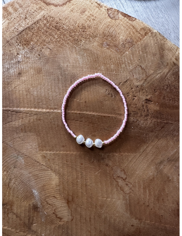 Pearl - licht roze zilver